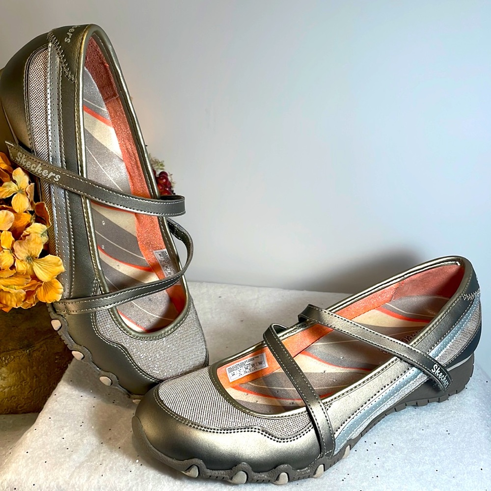 Skechers Metallic Mary Janes